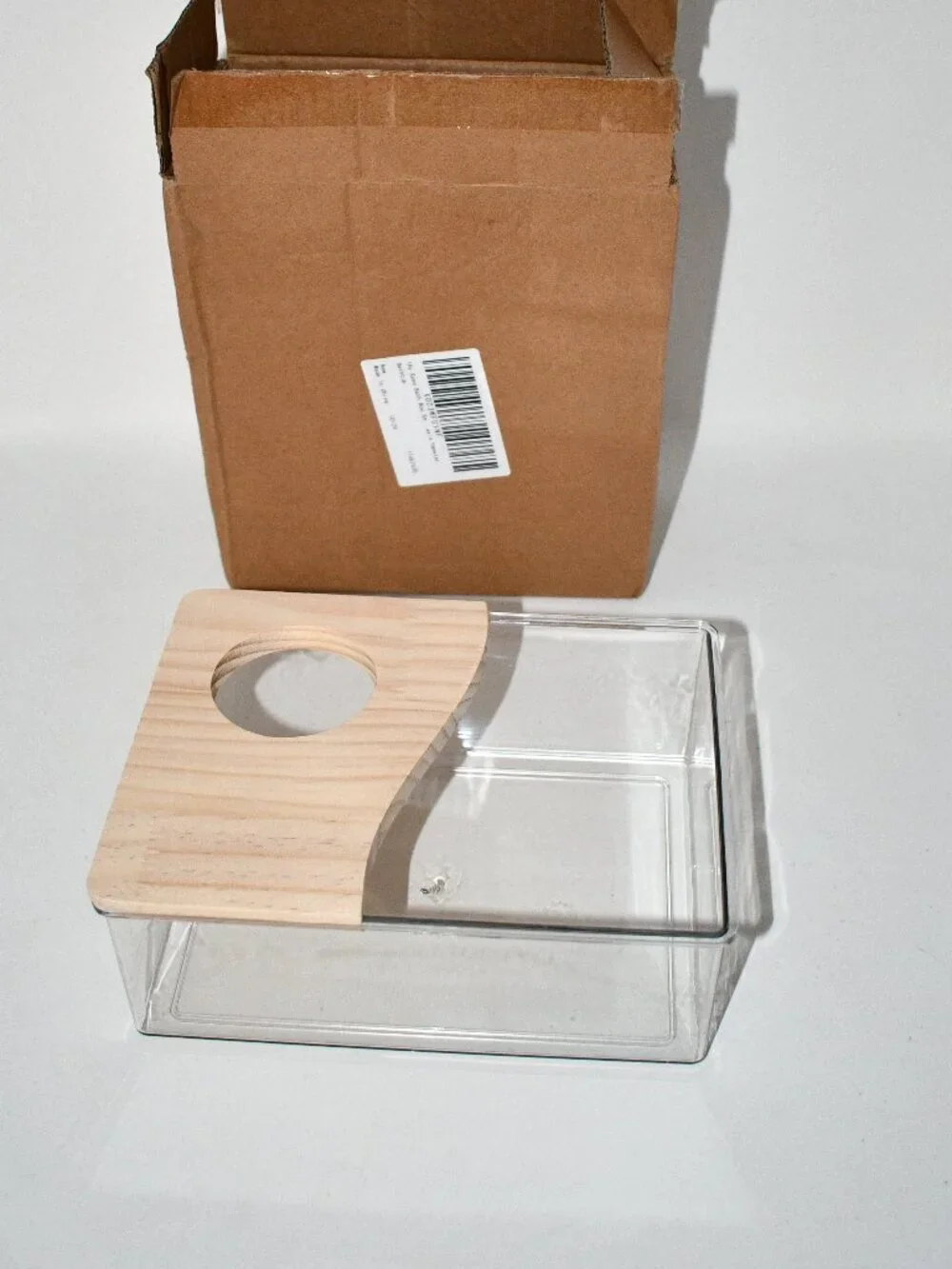 Totority Hamster Sand Bath Box, Acrylic, Small Animal Bathtub/ Sandbox, NWT